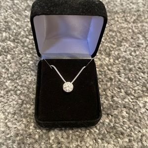 Cubic Zirconia Pendent Necklace